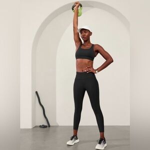 Black Athleta Interval Sports Bra